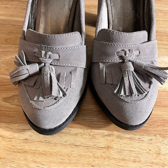 Loft Tan Tassel Heels Size 7.5 - Picture 4 of 11